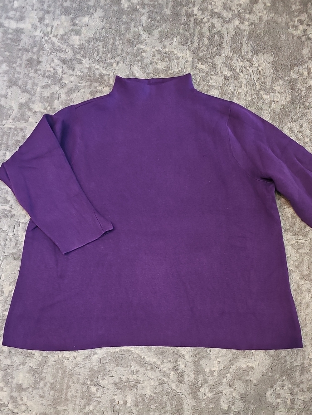 J.jill Funnel Neck Sweater Blackberry Size 3x